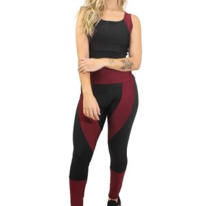Conjunto Calça Legging e Cropped MaxDefinition www.athenafitwear.com.br