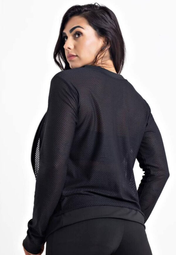Casaco Manga Longa Dry Fitness Feminino www.athenafitwear.com.br