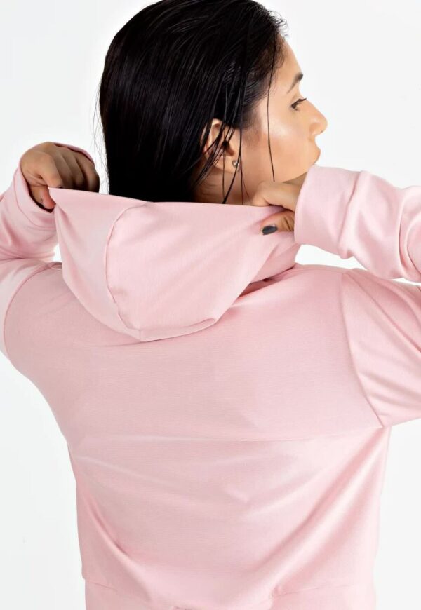Casaco Rosê com Branco Fitness Feminino www.athenafitwear.com.br