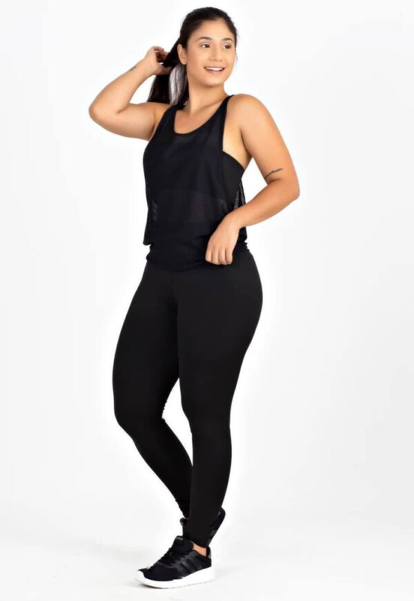 Conjunto 3 Peças T-Shirt + Top + Legging Basic Conjunto Fitness www.athenafitwear.com.br